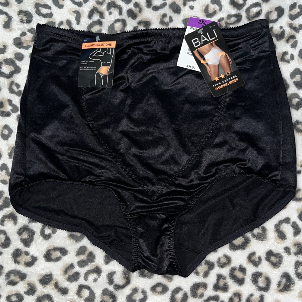 Bali Women's Elegant Black Shaping Briefs
